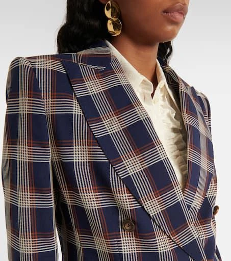 ETRO Checked wool blazer 5
