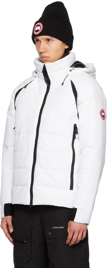 Canada Goose White Hybridge Base Down Jacket 4
