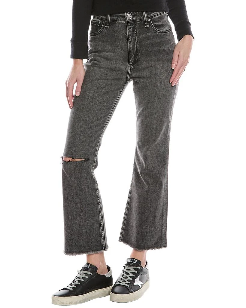 Rag & Bone Casey Serwholes High-Rise Ankle Flare Jean 1