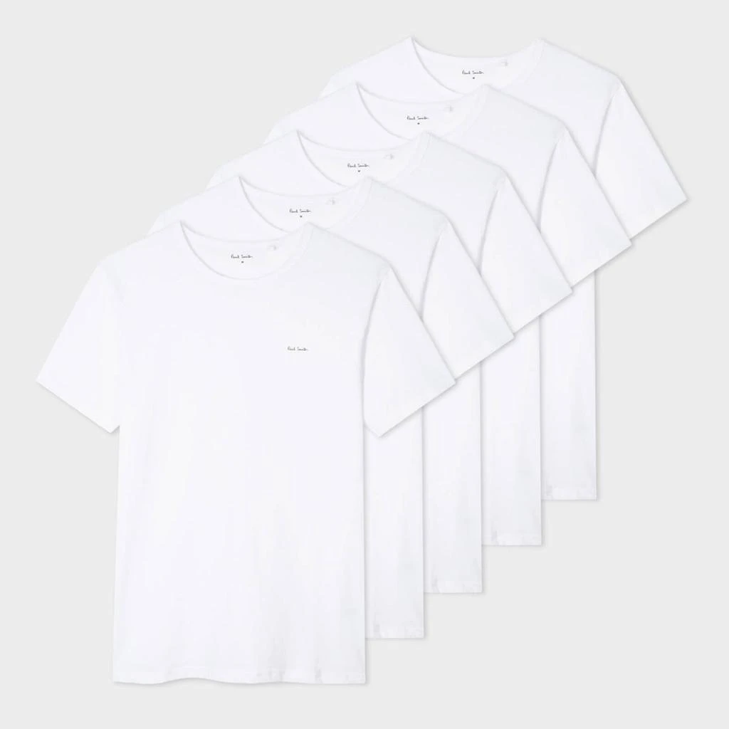 Paul Smith Paul Smith Loungewear Five-Pack Organic Cotton-Jersey T-Shirts 1