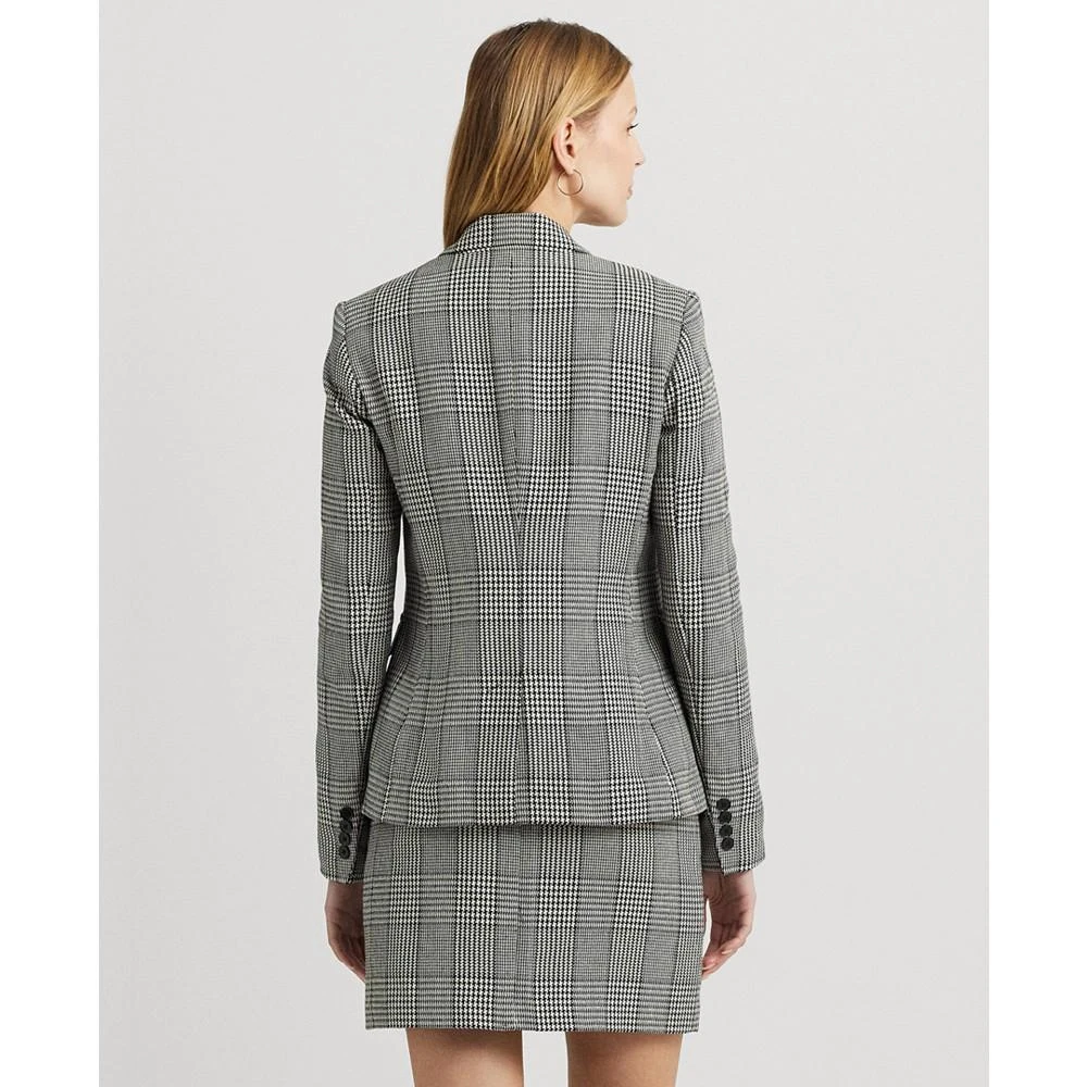 Lauren Ralph Lauren Women's Single-Breasted Glen Plaid Blazer 2