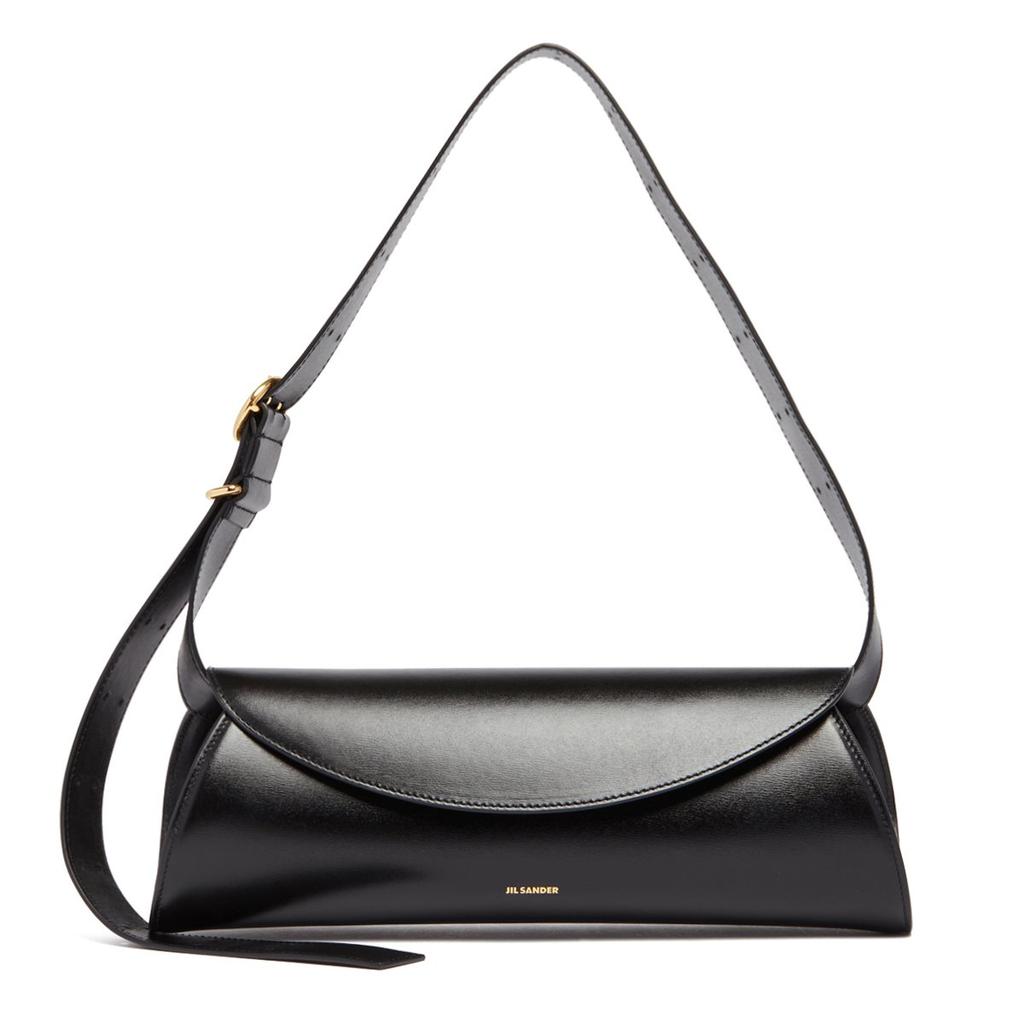 Jil Sander Black Cannolo Grande Padded Bag - Bags - Free