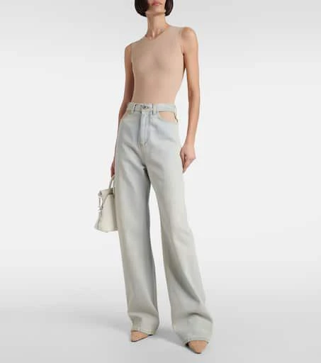 Jimmy Choo Lotta 65 ruched tulle mules 3