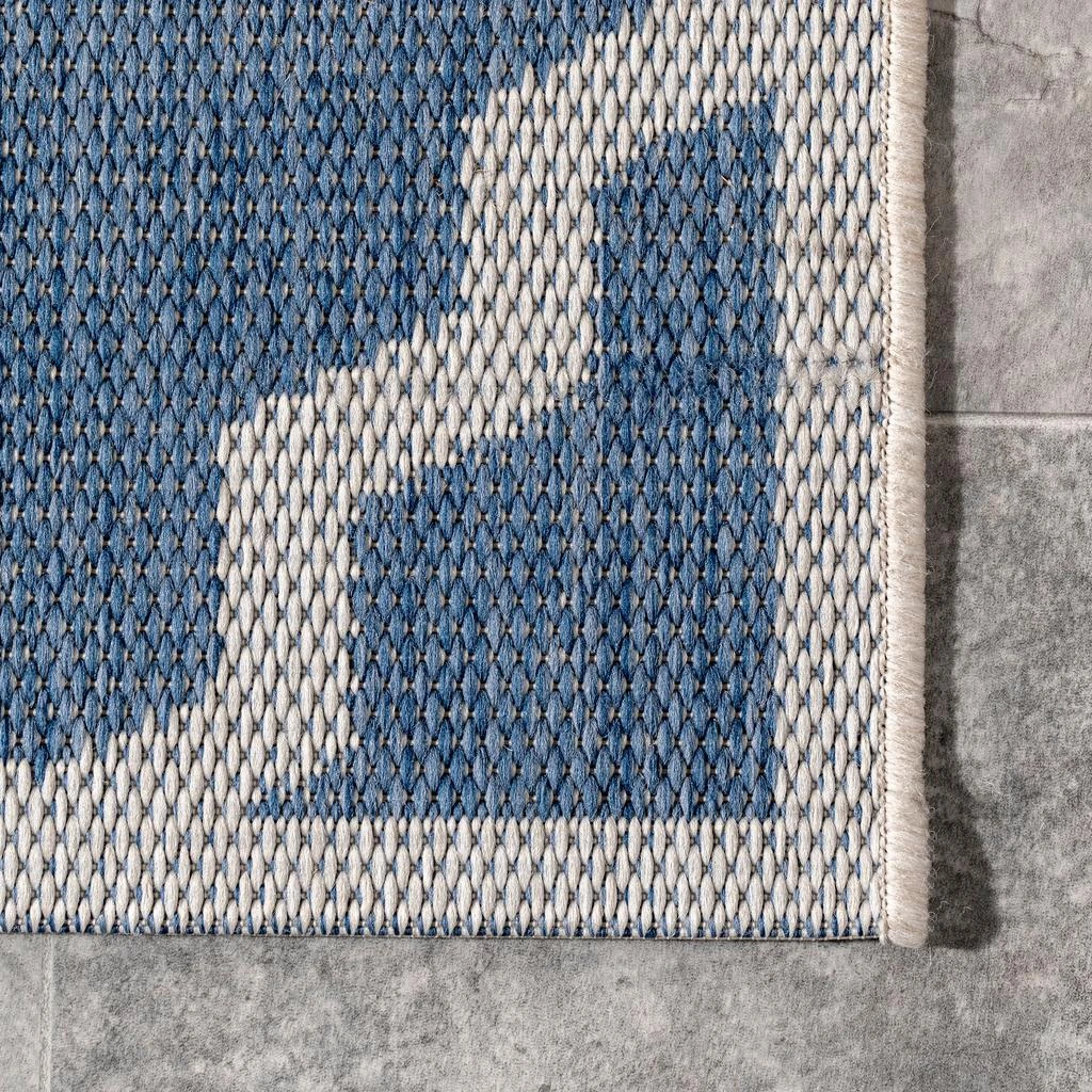 nuLOOM Machine Made Gina Outdoor Moroccan Trellis Area Rug 5