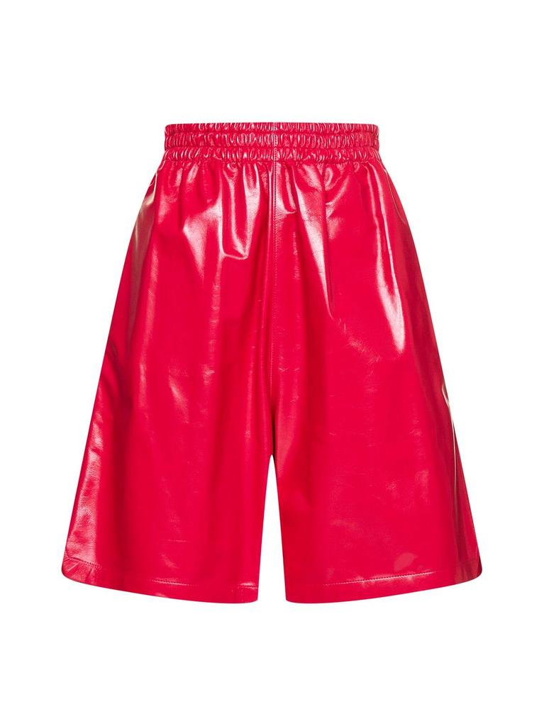 ショートパンツ BOTTEGA VENETA Pink Nappa Leather Bermuda Shorts Bottega Veneta Leather Bermuda Shorts in Pink | LN-CC