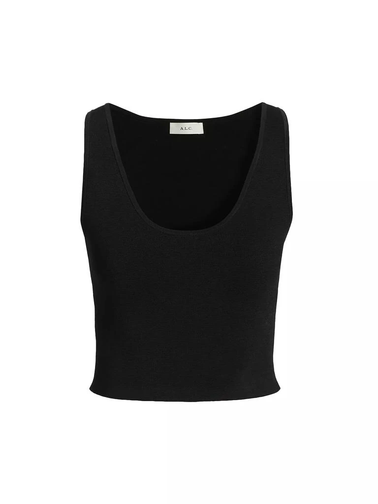 A.L.C. Cleo Knit Crop Tank 1