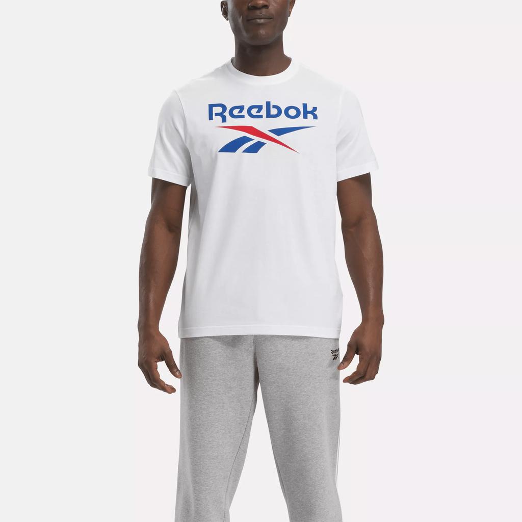 Reebok Men's Reebok Identity Big Stacked Logo T-Shirt