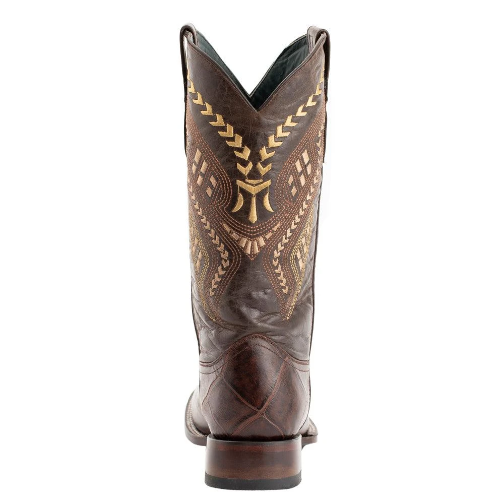 Ferrini Jesse Alligator Print Square Toe Cowboy Boots 3