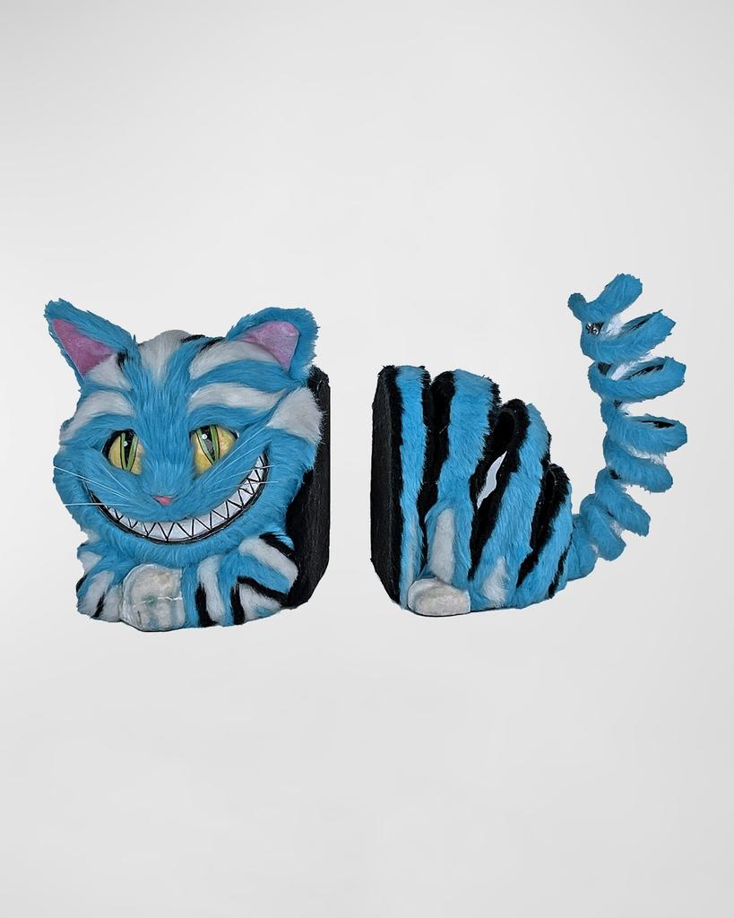 Katherine's Collection Cheshire Cat Book Ends