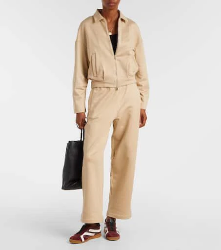 Max Mara Filovia silk and cotton wide-leg pants 2