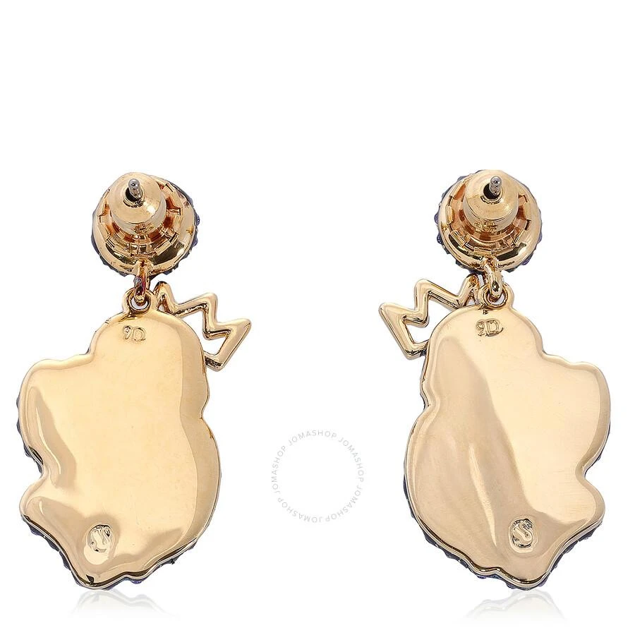 Swarovski Swan Drop Blue Earrings 3