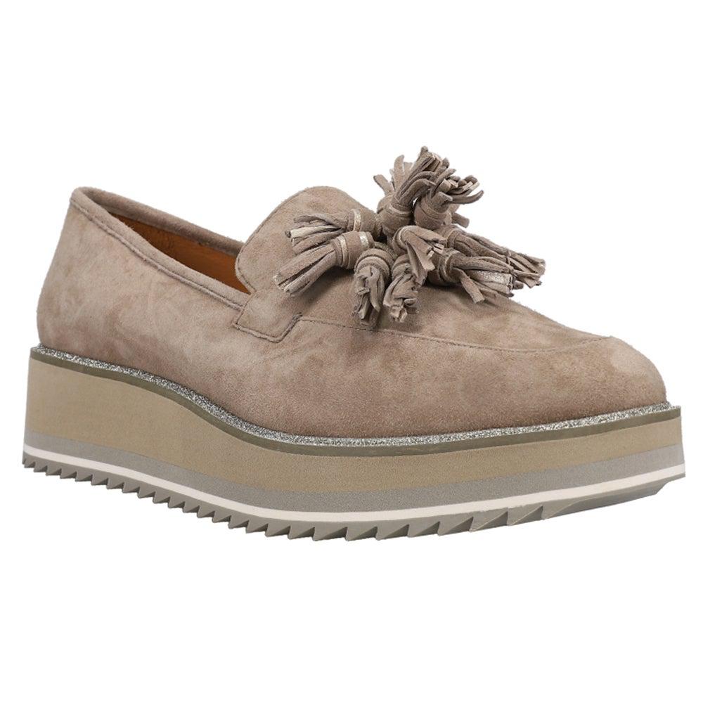 Johnston & Murphy Gracelyn Tassel Platform Loafers