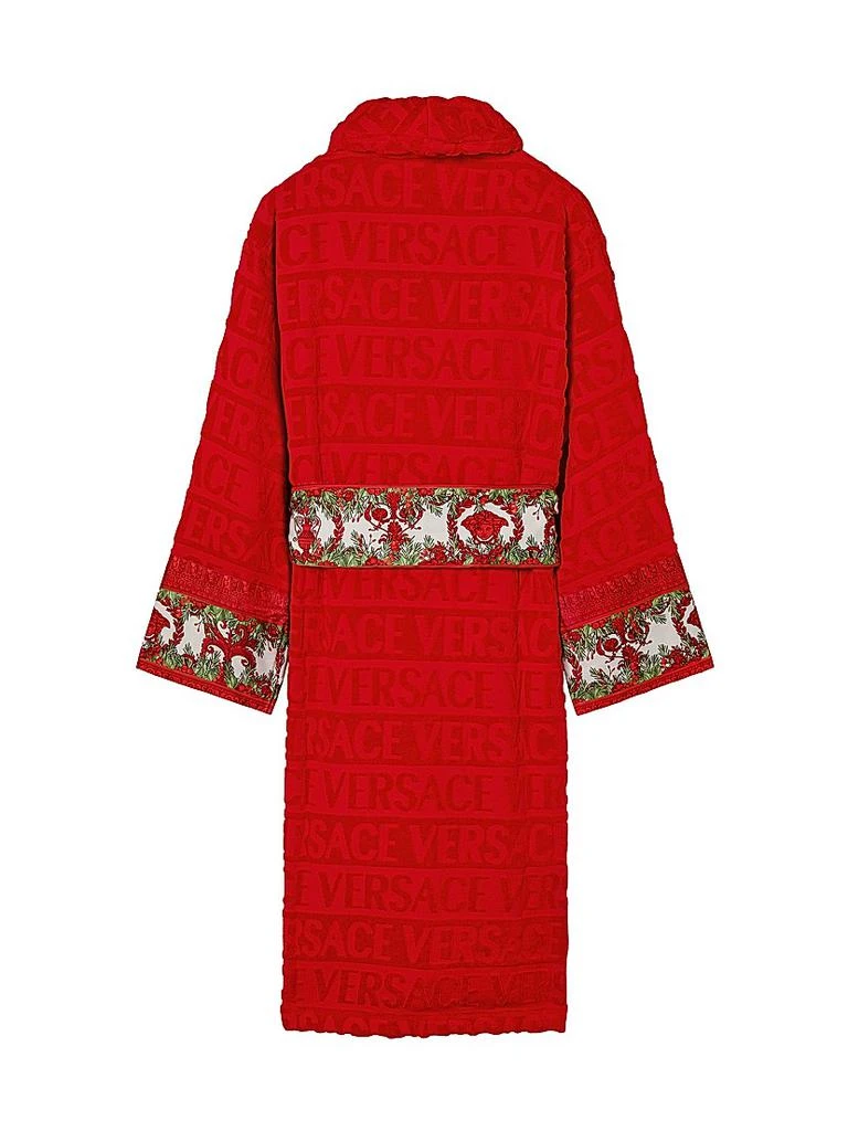 Versace Christmas Barocco Cotton Robe 2