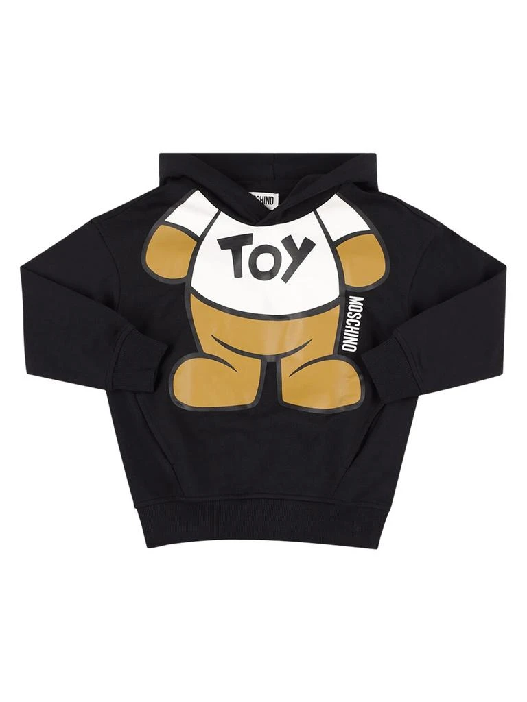 MOSCHINO Hooded Cotton Sweatshirt 1