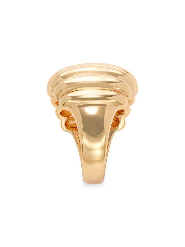 Sterling Forever 14K Goldplated Bubble Dome Statement Ring 4