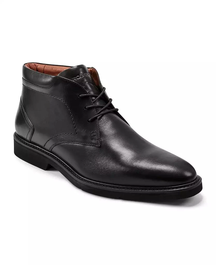 Rockport Men's Flynn Lace-Up Almond Toe Casual Boots 1