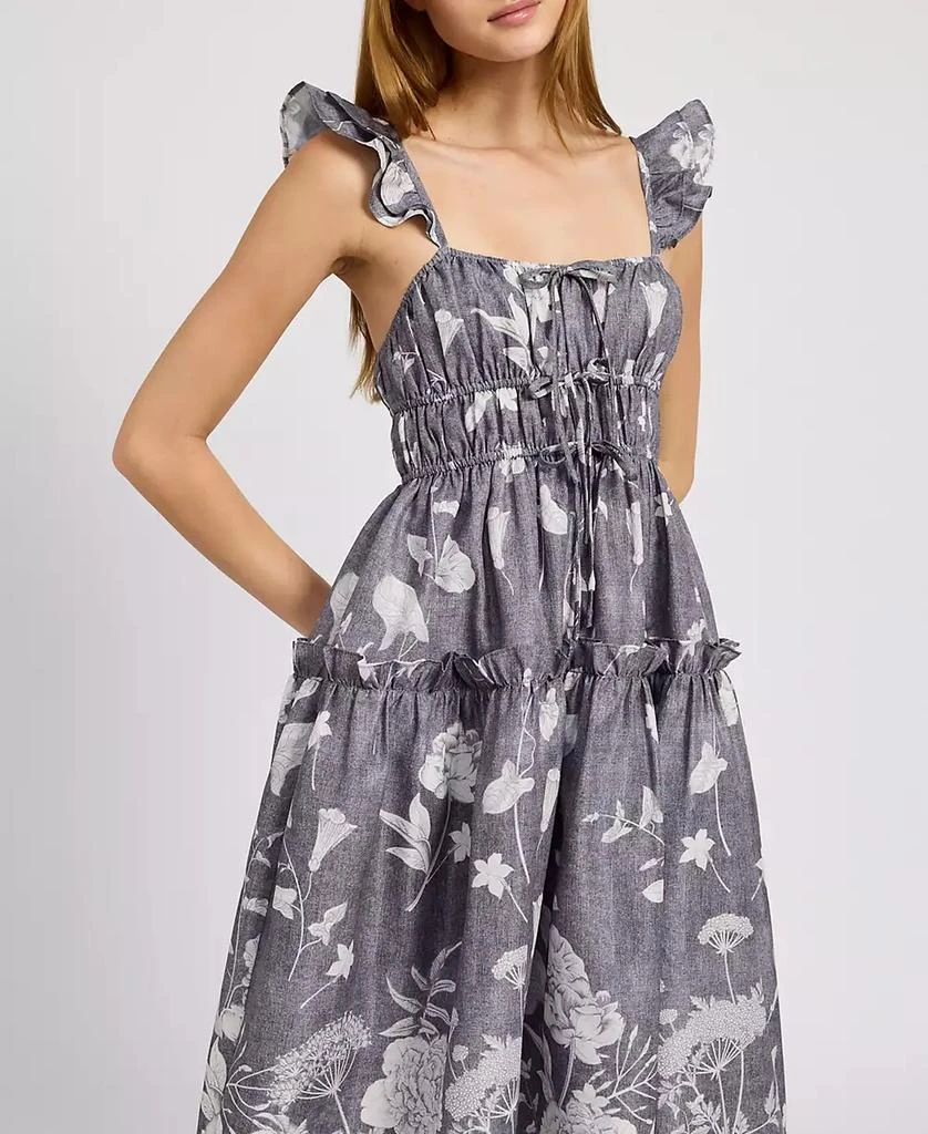 En Saison Women's Sydney Floral-Print Midi Dress 6
