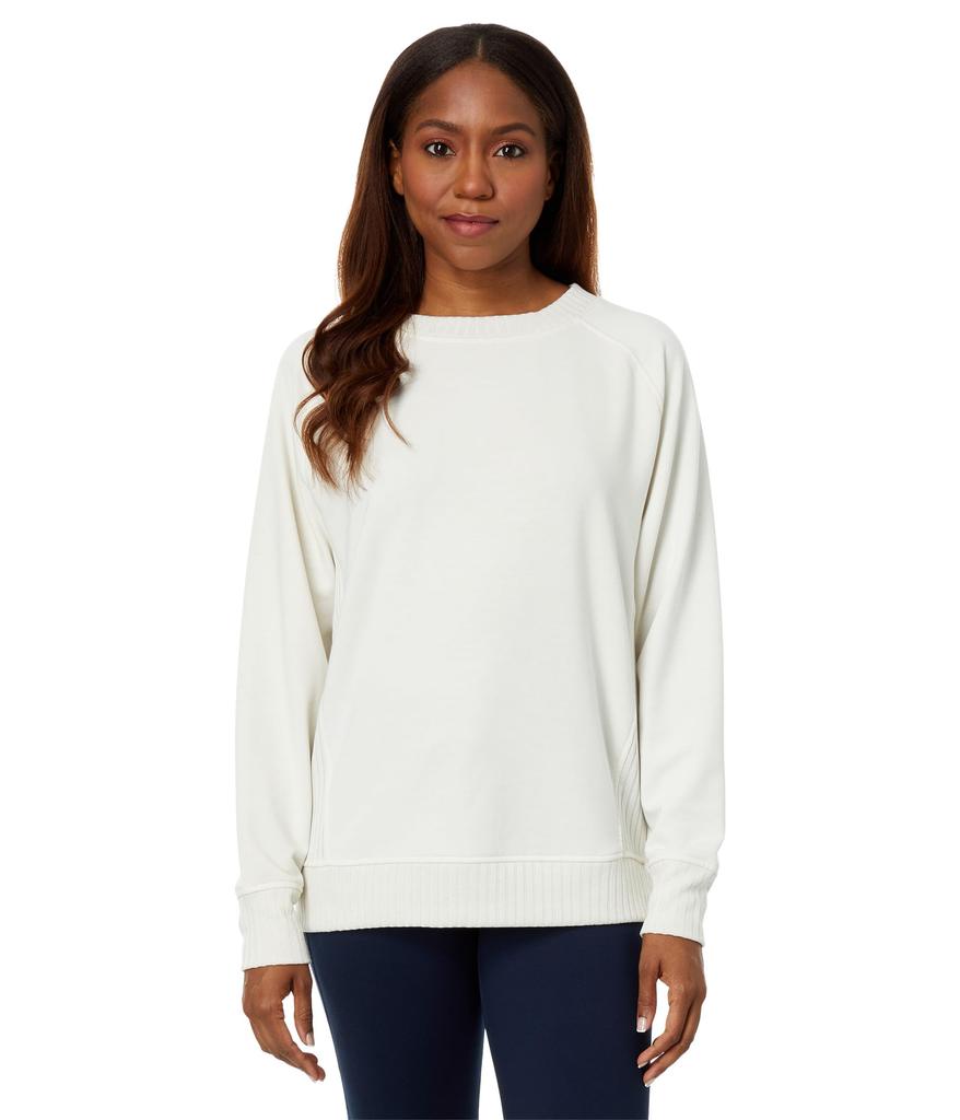 Jockey Active Cozy Fleece Oversized Rib Detail Crew