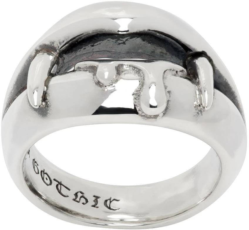 YOHJI YAMAMOTO Silver Vampire Blood Ring 1