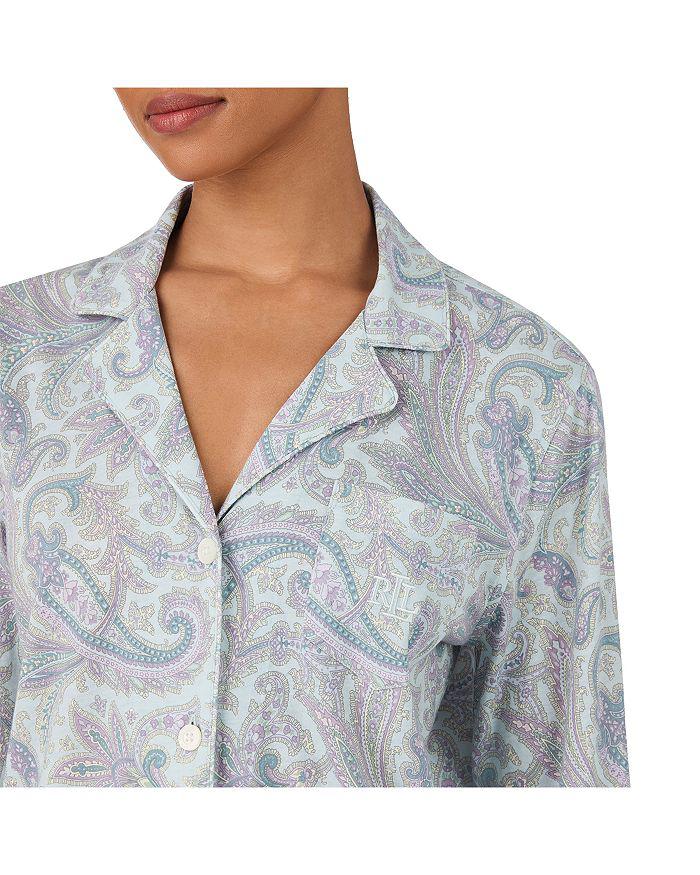 Ralph Lauren Long Sleeve Notch Collar Long Pants Pajama Set