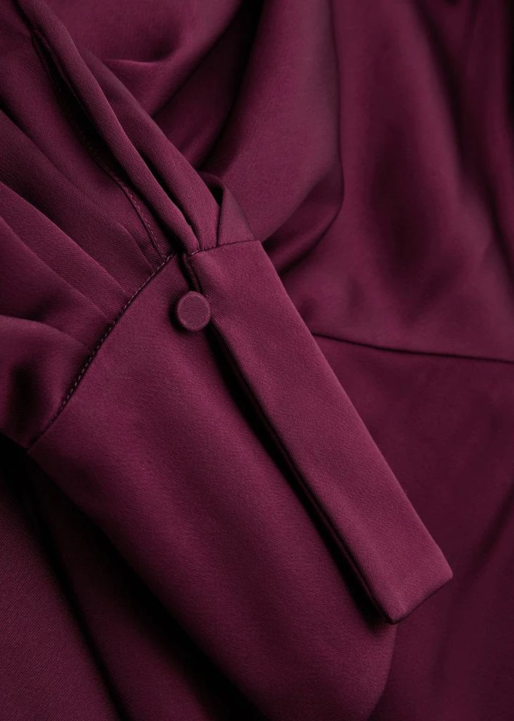 Jonathan Simkhai Talit draped satin mini dress 5