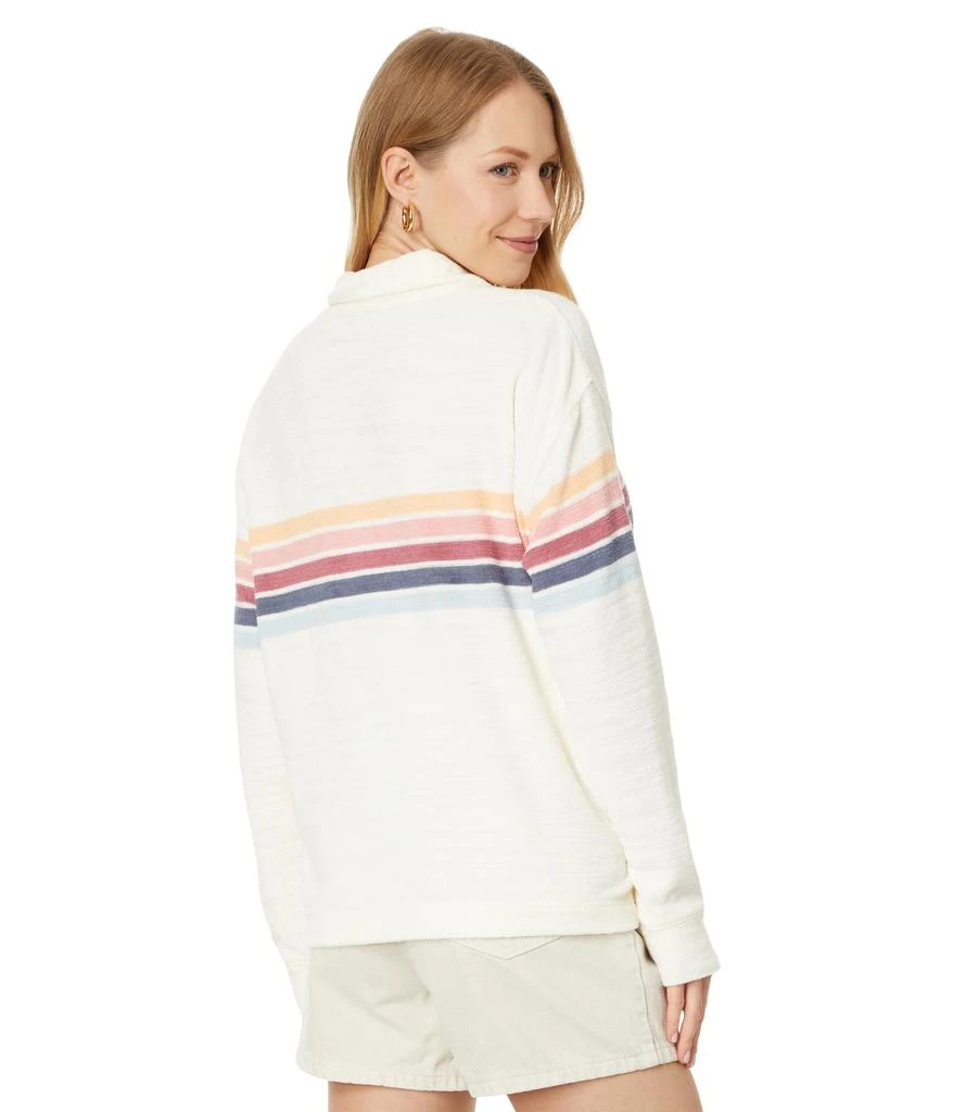 Faherty Cabana Towel Terry Quarter Zip 2