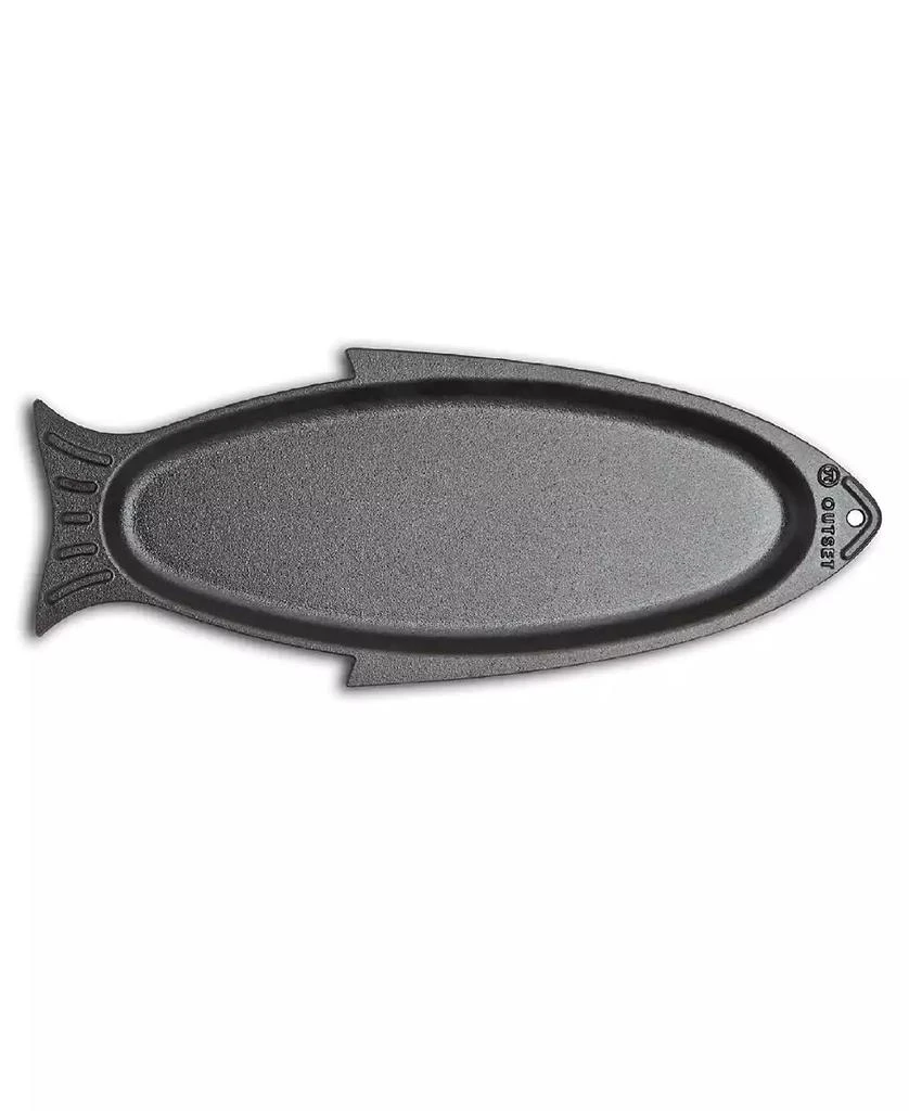 Outset Cast Iron 7.28" Fish Grill Pan 5
