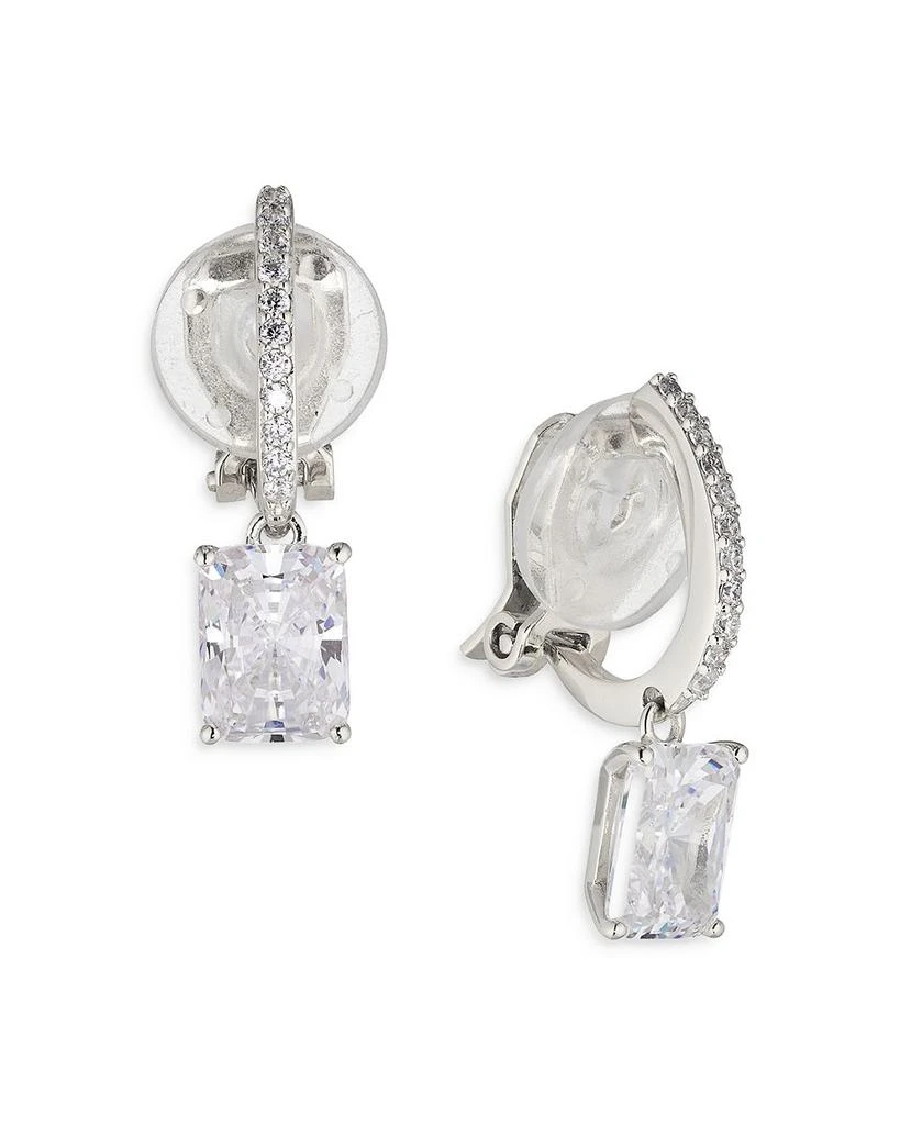 Nadri Modern Love Dangle Clip On Earrings 1