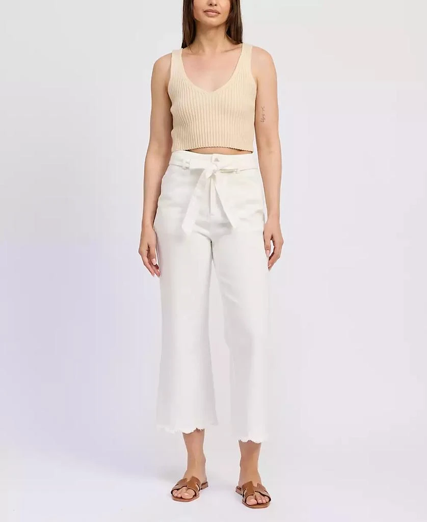 En Saison Women's Courtney Scallop-Hem Pants 1