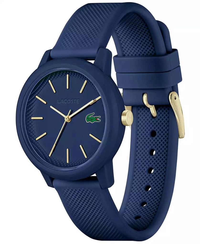 Lacoste Women's L.12.12 Navy Silicone Strap Watch 36mm 2