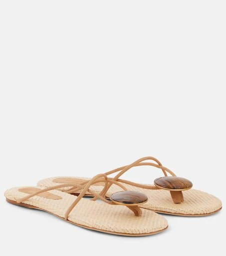 Christopher Esber Doma embellished thong sandals 1