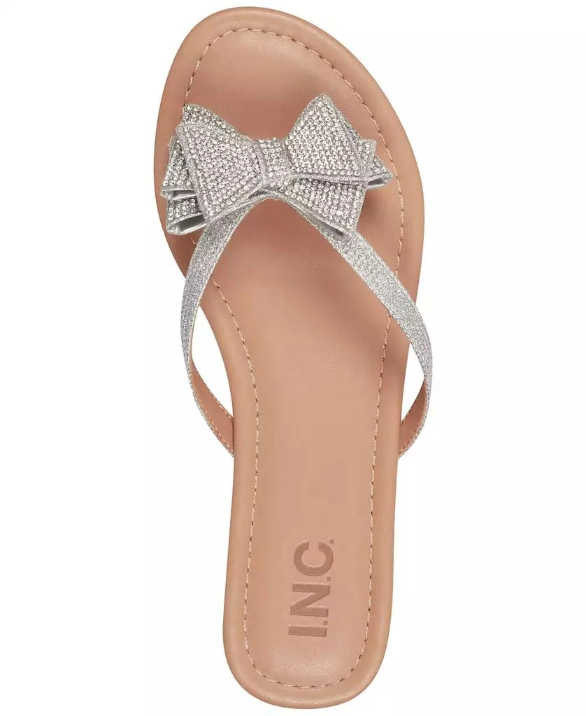 INC International Women's Mabae Bow Flat Sandals, Created for Macy's 4