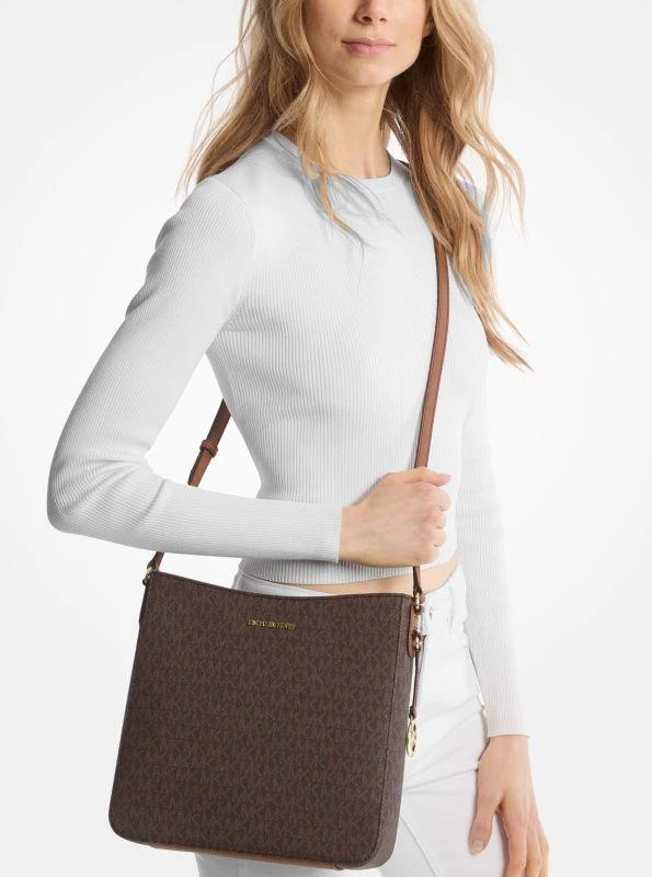 Michael Kors Jet Set Travel Large Logo Messenger Bag 4