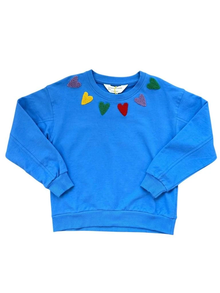 Compania Fantastica Compania Fantastica - Girl
s Colorful Hearts Sweatshirt