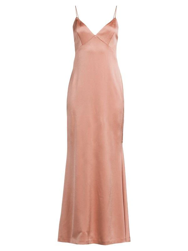 Alice + Olivia Julietta V Neck Gown 3