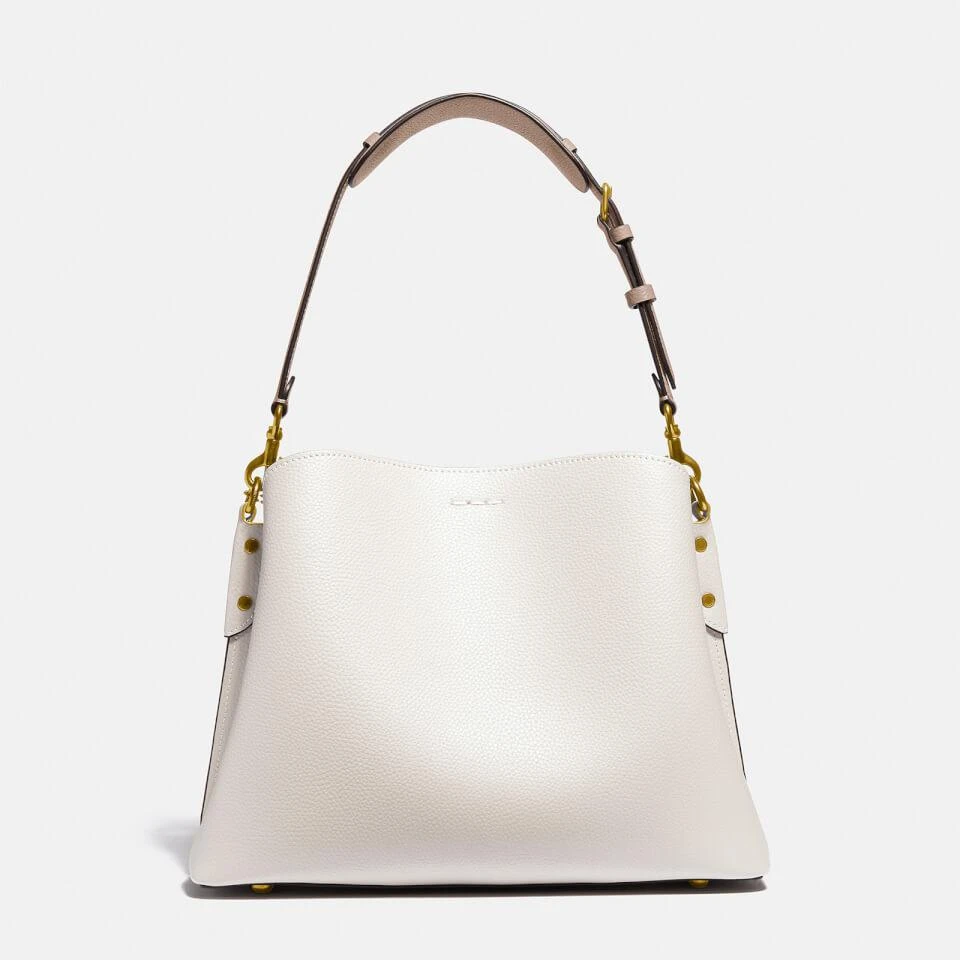 Coach Coach Colorblock Willow Pebble-Grain Leather Shoulder Bag 6