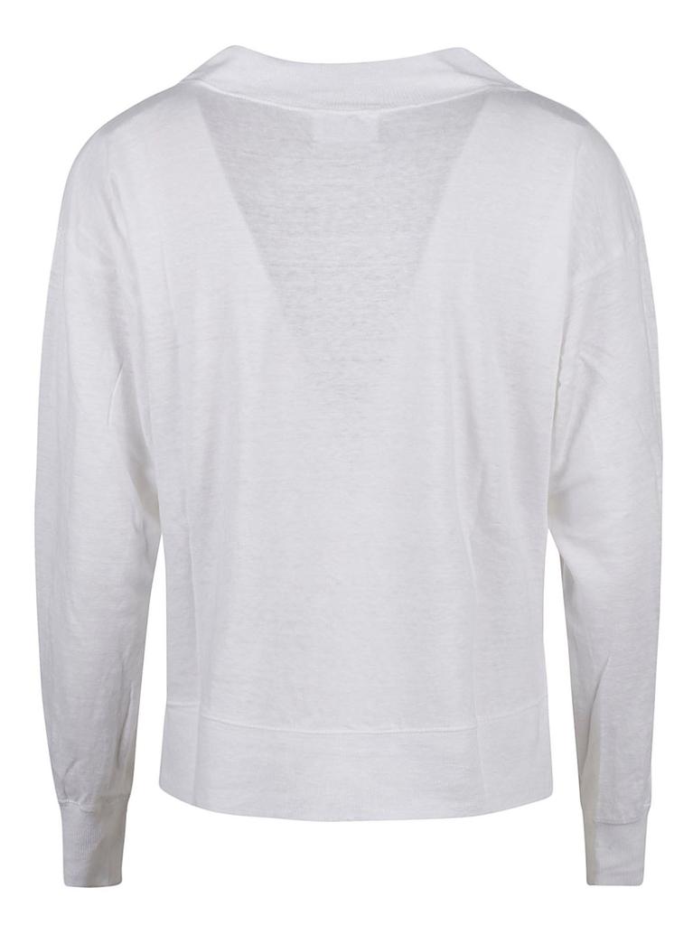 Isabel Marant Étoile Isabel Marant Étoile Logo Printed Long Sleeved Jumper