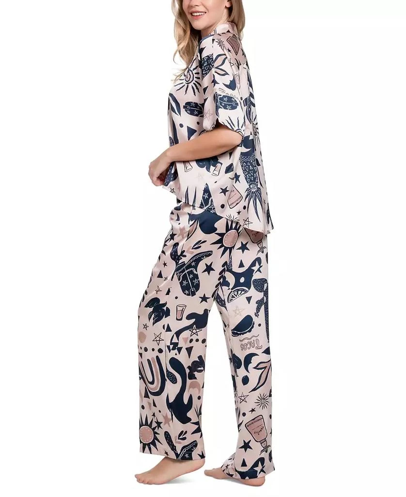 Midnight Bakery Women's Satin Sunrise Pajama Set 3