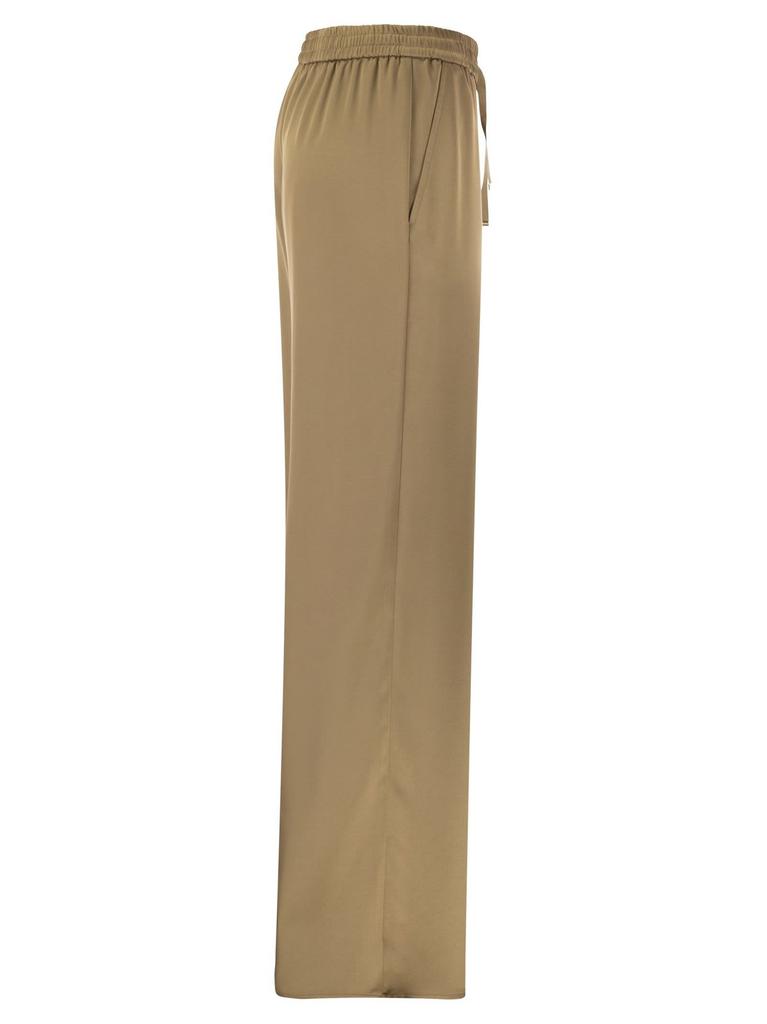 【関税＆送料込み】Herno Satin Pants Herno Herno Wide Leg Satin Trousers - Leggings - Compare