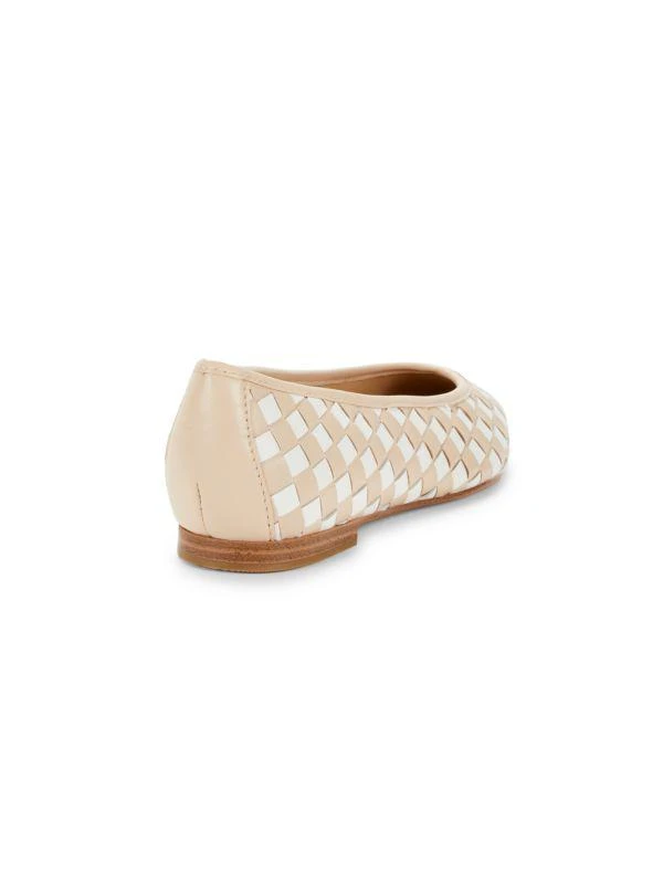 Marc Fisher Damaria ��​Two-Tone Woven Leather Ballet Flats 3
