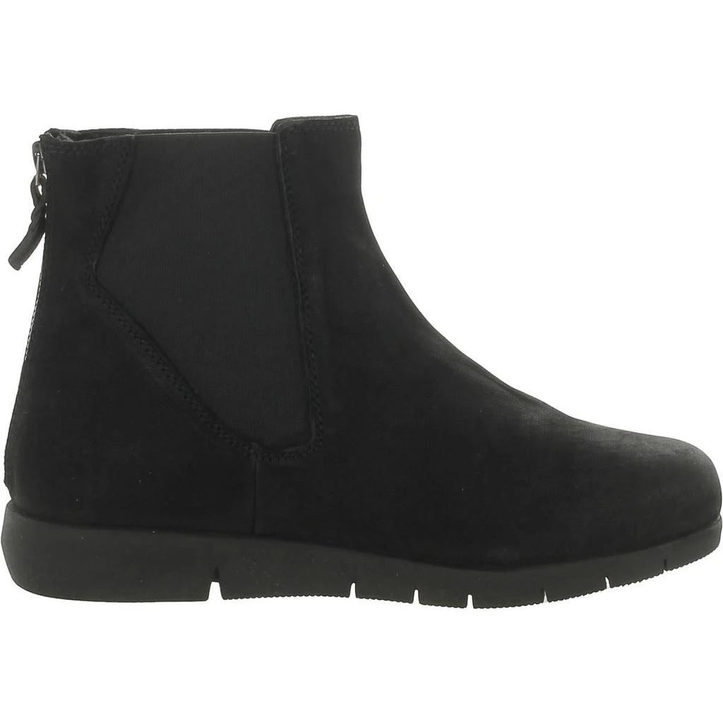SoftWalk Albany Womens Leather Wedge Chelsea Boots 2