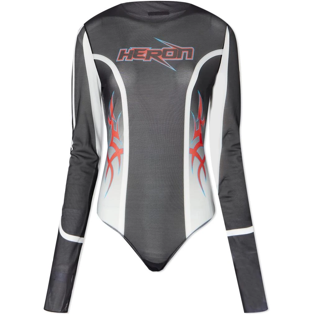 Heron Preston Heron Preston HP Gothic Mesh Body Suit 1