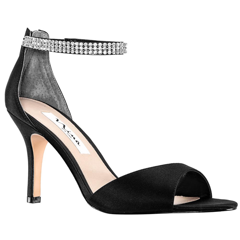 Nina Volanda Rhinestone Evening Sandals