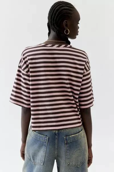 Urban Renewal Urban Renewal Remnants Wide Stripe Drippy Short Sleeve Tee 3