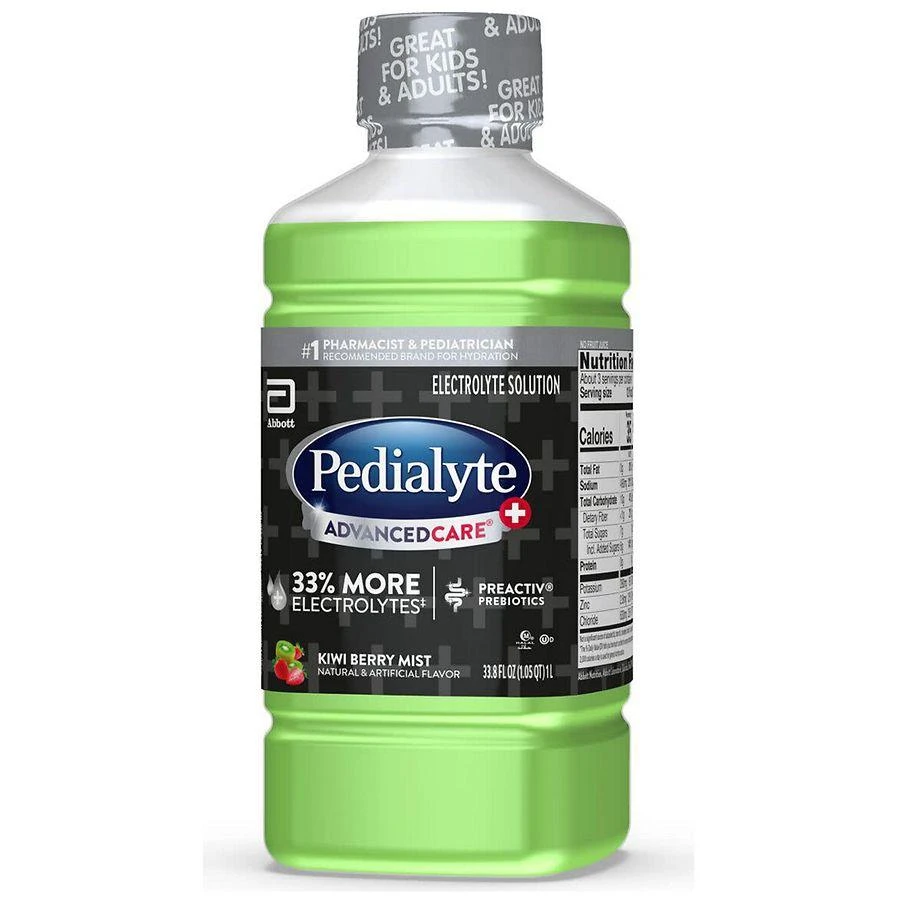 Pedialyte Electrolyte Solution Kiwi Berry Mist, Liter 2