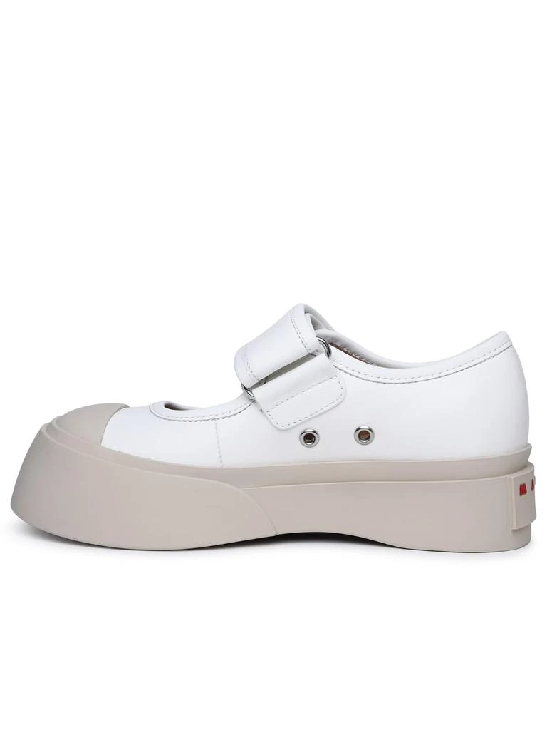 Marni mary Jane White Nappa Leather Sneakers 3