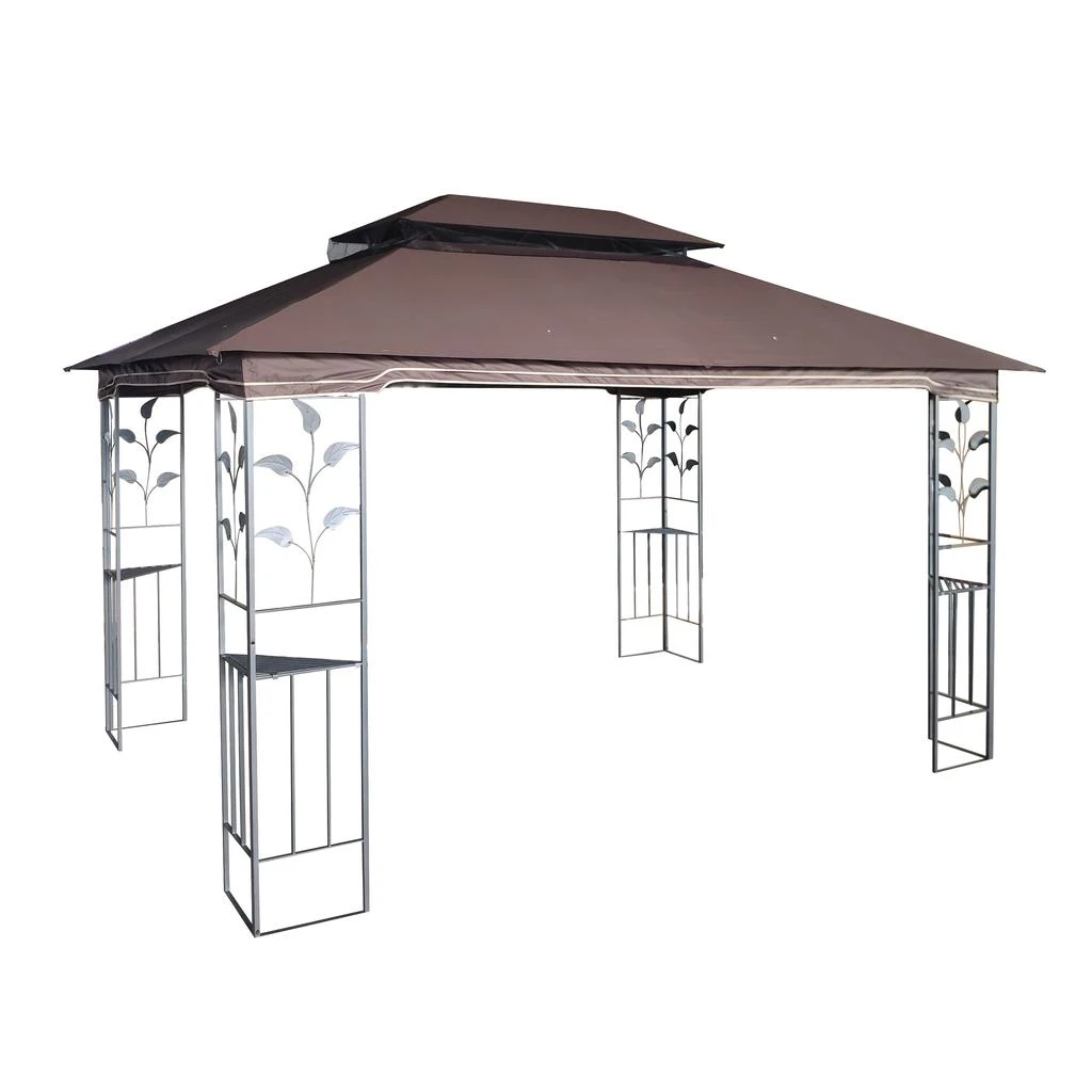 Streamdale Furniture Streamdale 13 X 10 Outdoor Patio Gazebo Canopy Tent With Ventilated Double 4
