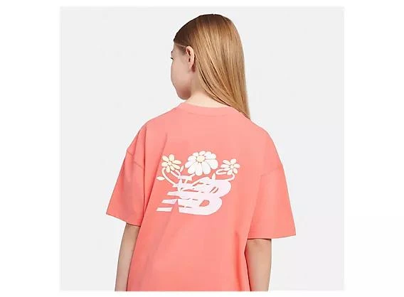 New Balance Floral Vines Back Graphic T-Shirt 4