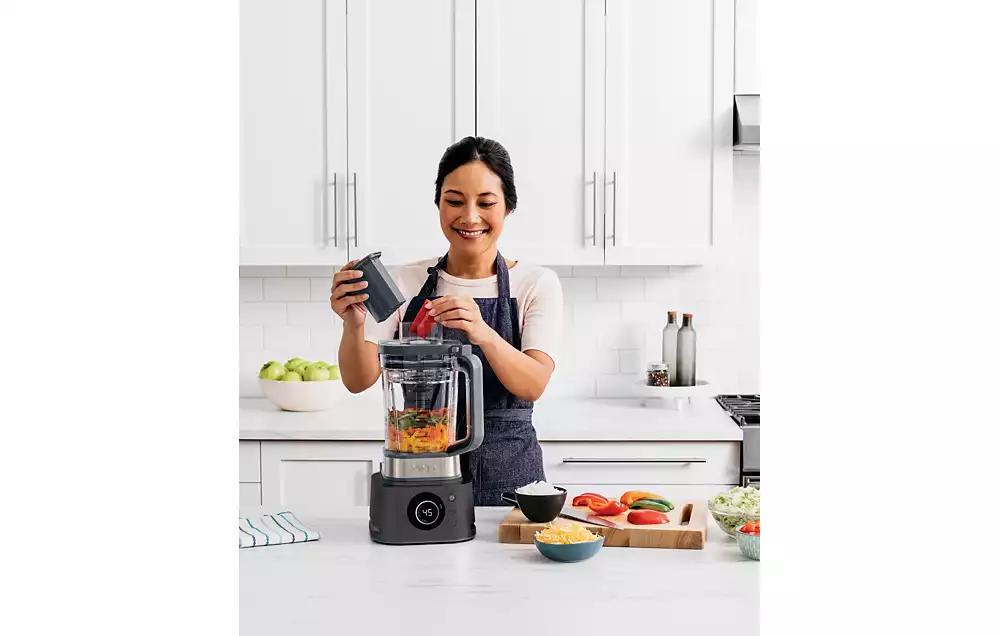 Ninja CO401B Foodi Power Blender Ultimate System with 72 oz Blending ＆ Food Processing Pitcher, XL Smoothie Bowl Maker and Nutrient Extractor* ＆ 7 F Ninja CO401B Foodi Power Blender Ultimate System with 72 oz