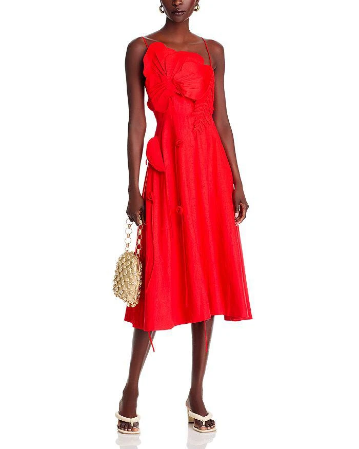 Farm Rio Butterfly Garden Sleeveless Maxi Dress 3